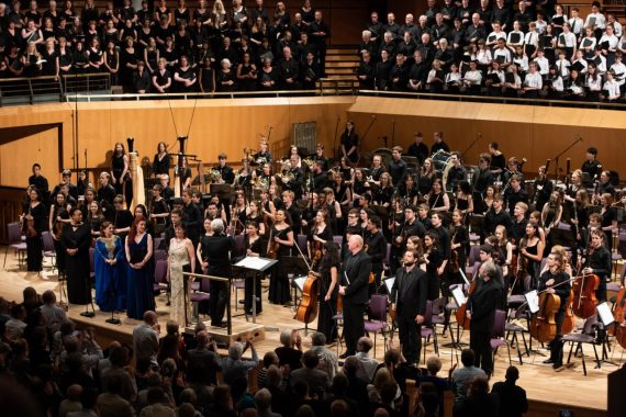 Chetham's Symphony Orchstra and Chorus perform at the Bridgewater Hall
